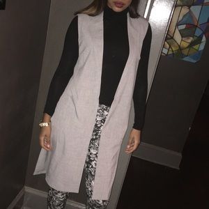 Gray vest